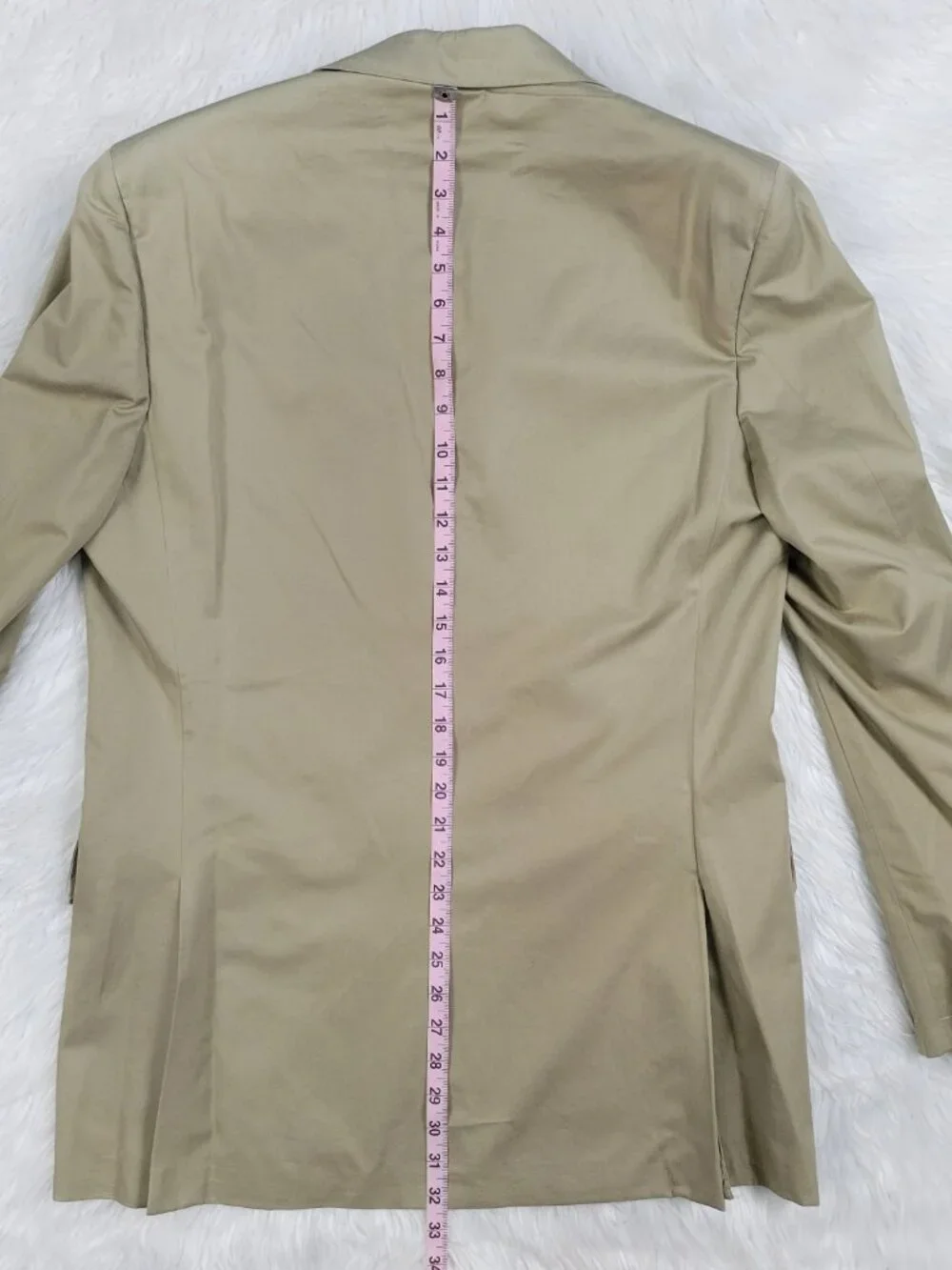 Vintage Untailored Oscar De La Renta Suit Jacket Men's Tan 42/L 42 Long USA Made